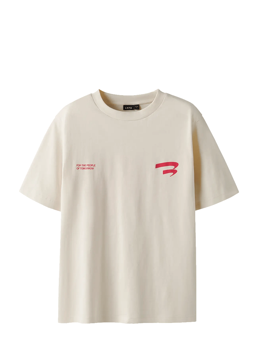 LMTD - NLNBASE SS L TOP - kortærmede t-shirts - turtledove - 1
