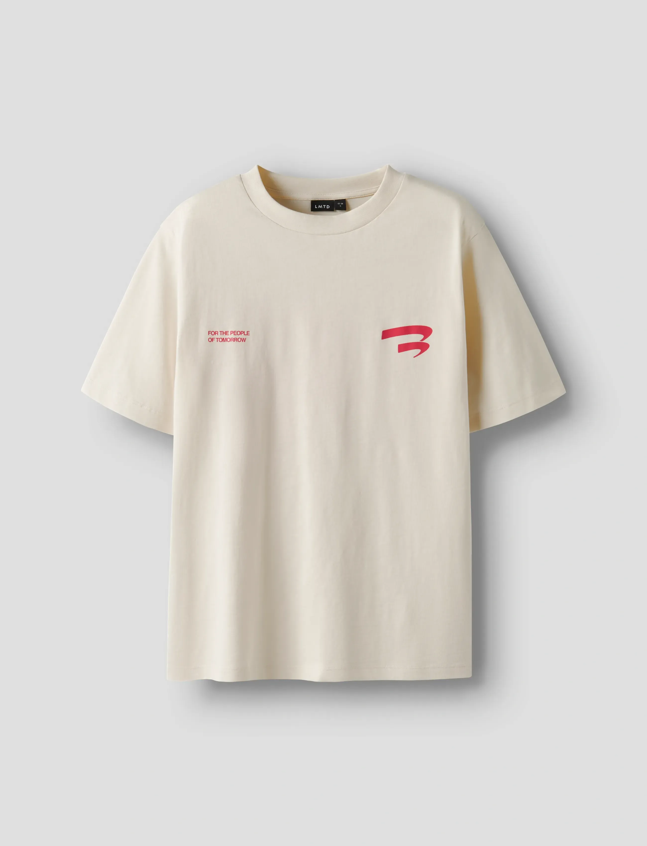 LMTD NLNBASE SS L TOP - Toppar & T-shirts - TURTLEDOVE / cream