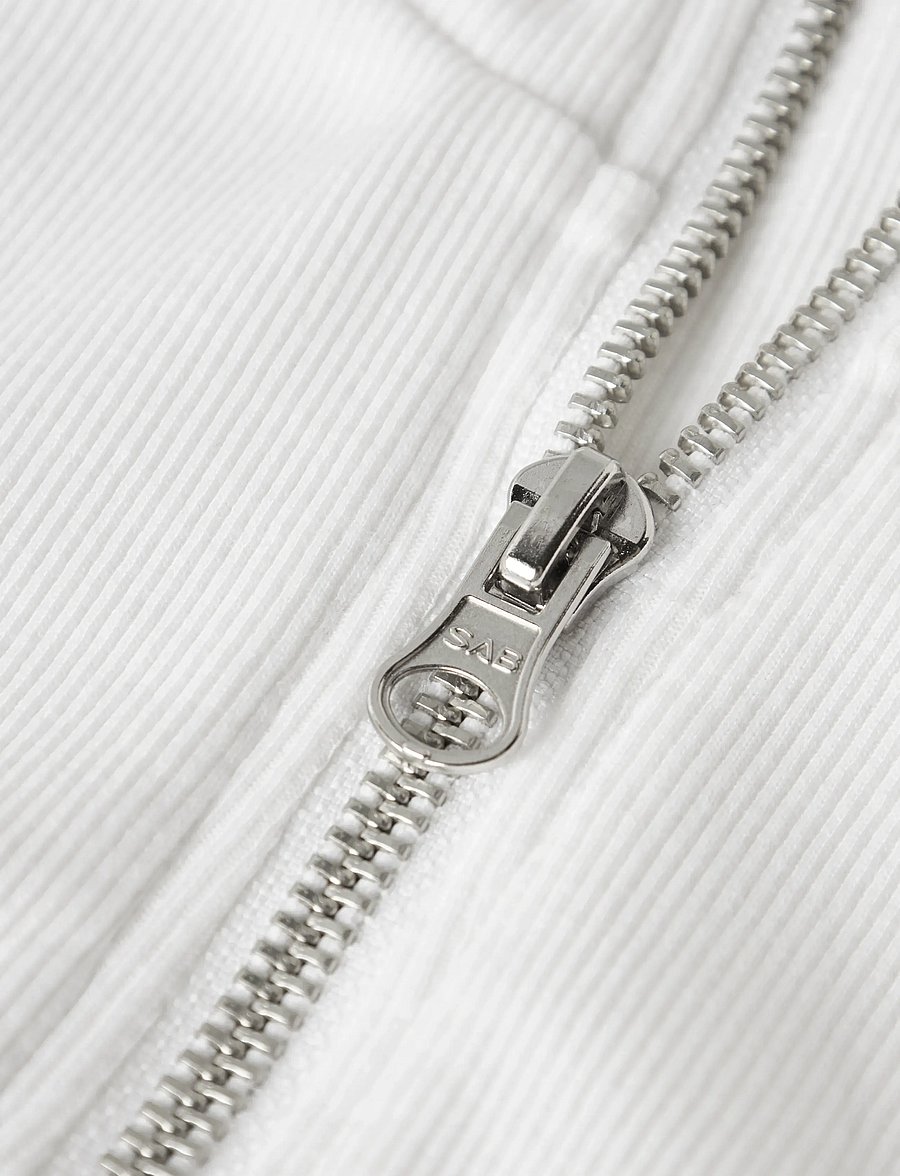 LMTD - NLFHINAJA LS SHORT S HALF ZIP TOP - trøjer - bright white - 4