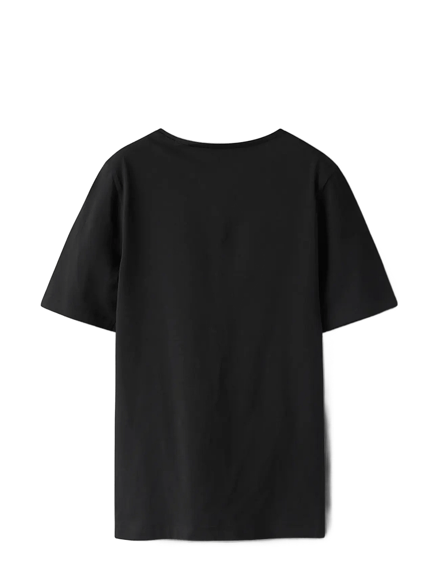 LMTD - NLFBOVAS SS SHORT S TOP NOOS - kurzärmelige - black - 2