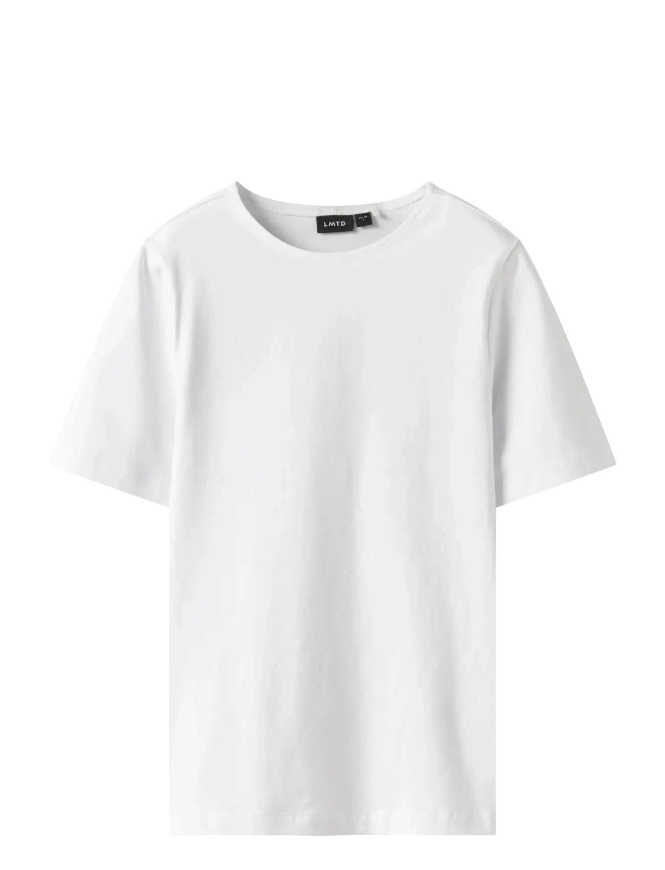 LMTD NLFBOVAS SS SHORT S TOP NOOS - T-shirts - BRIGHT WHITE / white