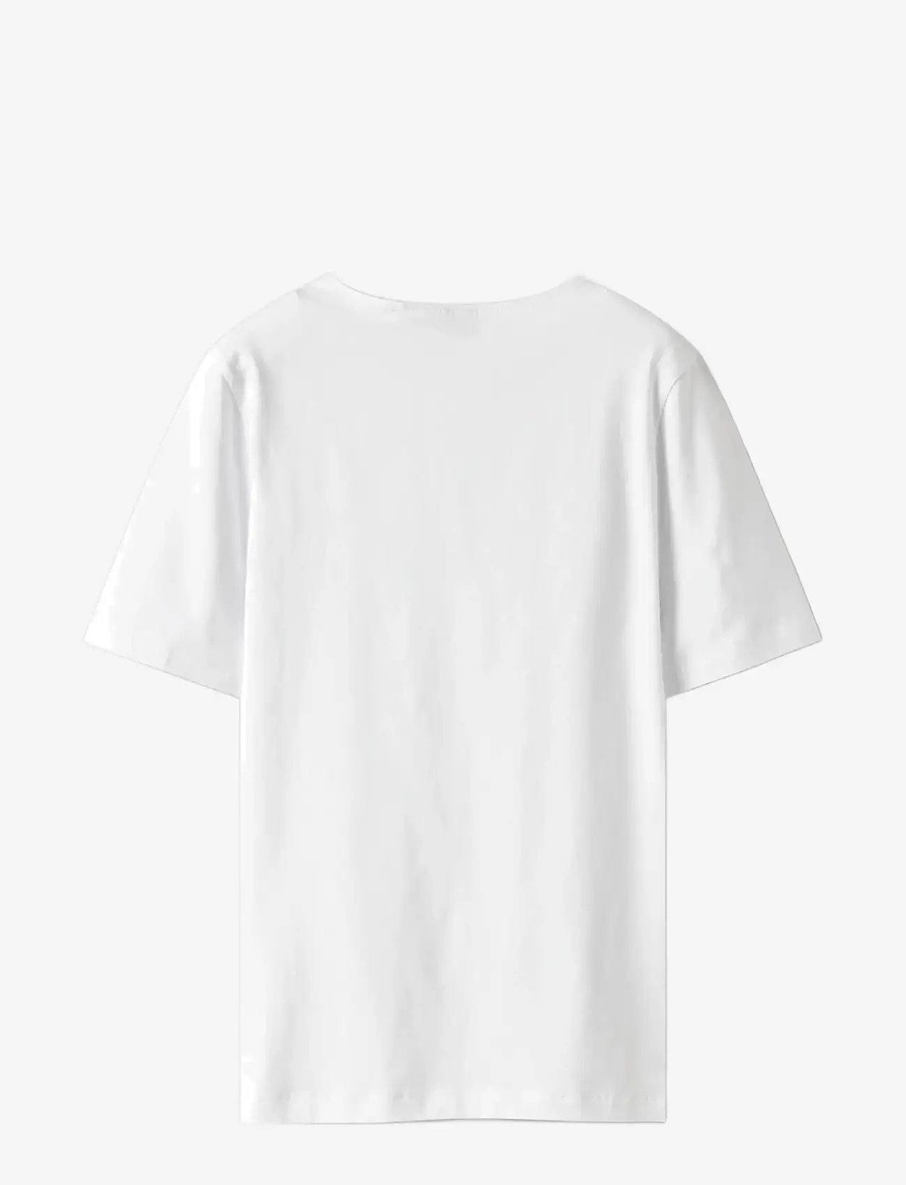 LMTD - NLFBOVAS SS SHORT S TOP NOOS - lühikeste varrukatega t-särgid - bright white - 2