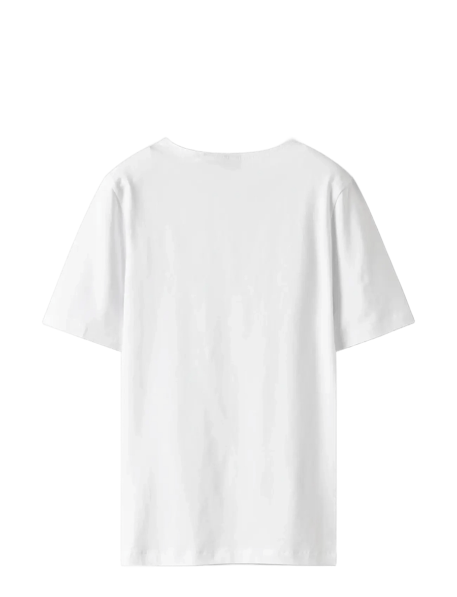 LMTD - NLFBOVAS SS SHORT S TOP NOOS - kortärmade t-shirts - bright white - 2