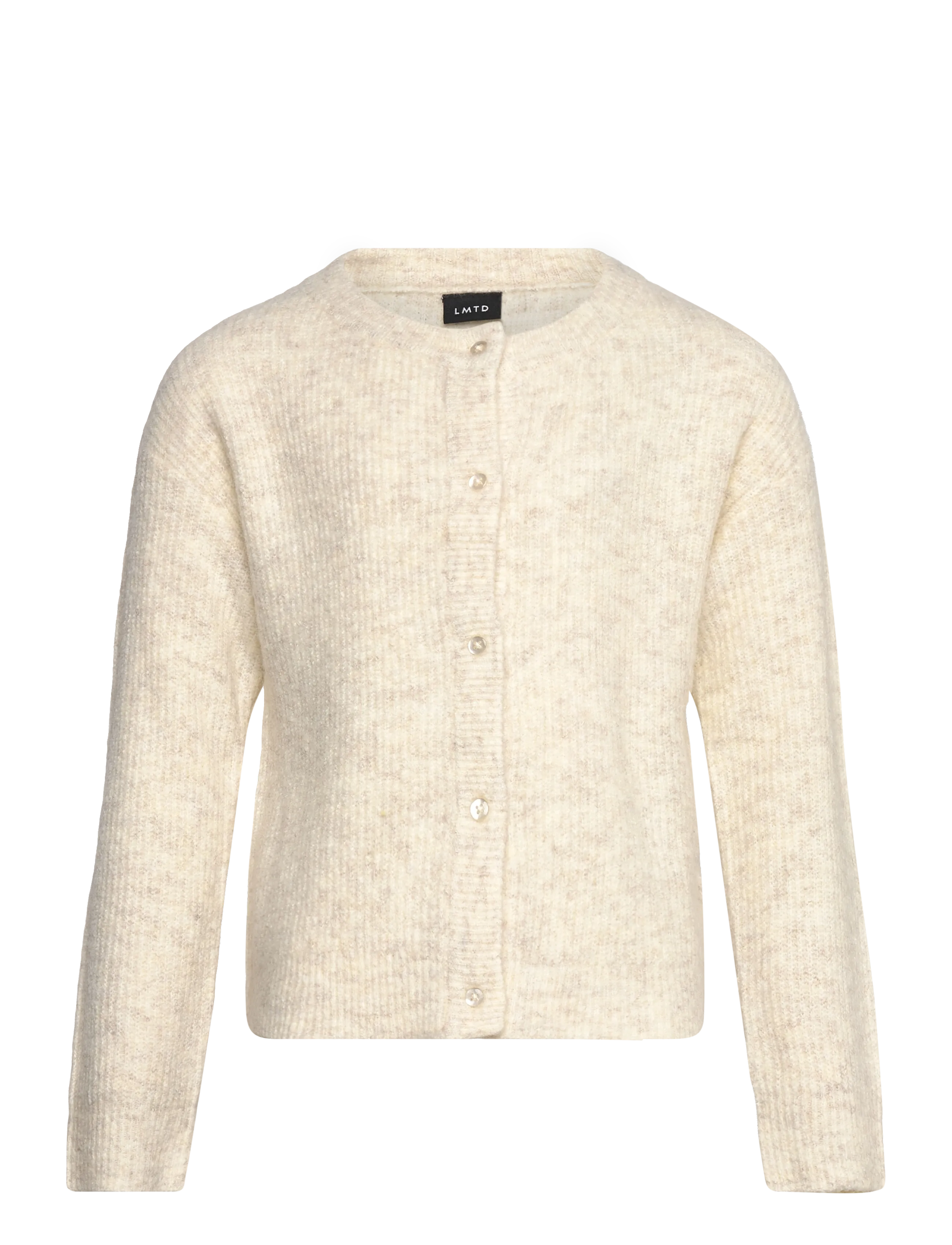 LMTD NLFKLEAVE LS SHORT KNIT CARDIGAN NOOS - Cardigans - ANTIQUE WHITE / beige
