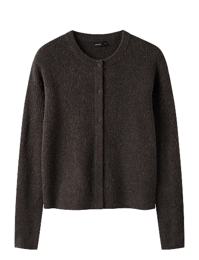Nlfkleave Ls Short Knit Cardigan Noos - Cardigans
