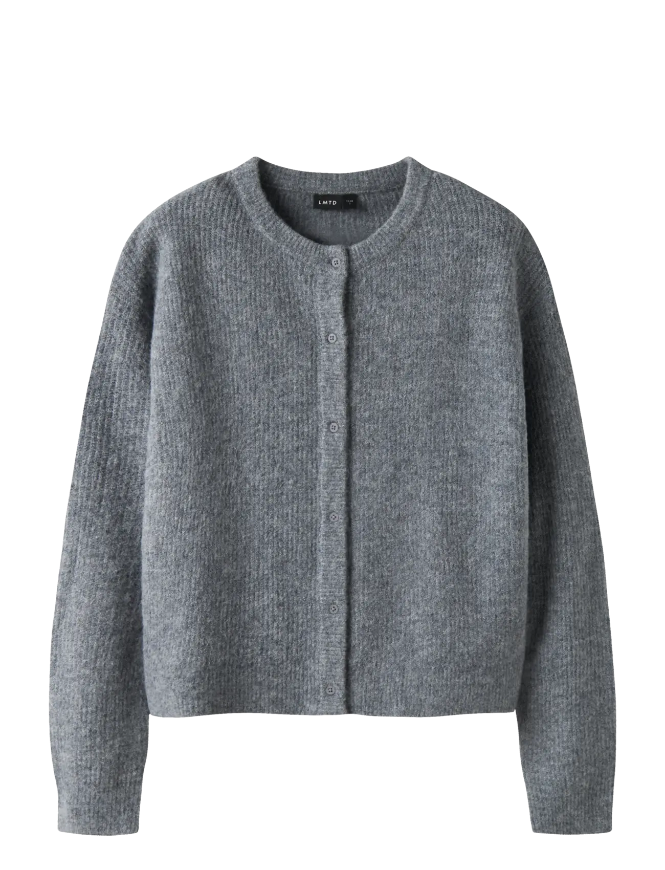 LMTD NLFKLEAVE LS SHORT KNIT CARDIGAN NOOS - Nach Größe einkaufen - GREY MELANGE / grey