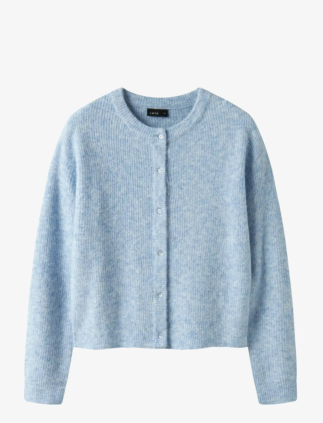 LMTD - NLFKLEAVE LS SHORT KNIT CARDIGAN NOOS - kardiganid - kentucky blue - 0