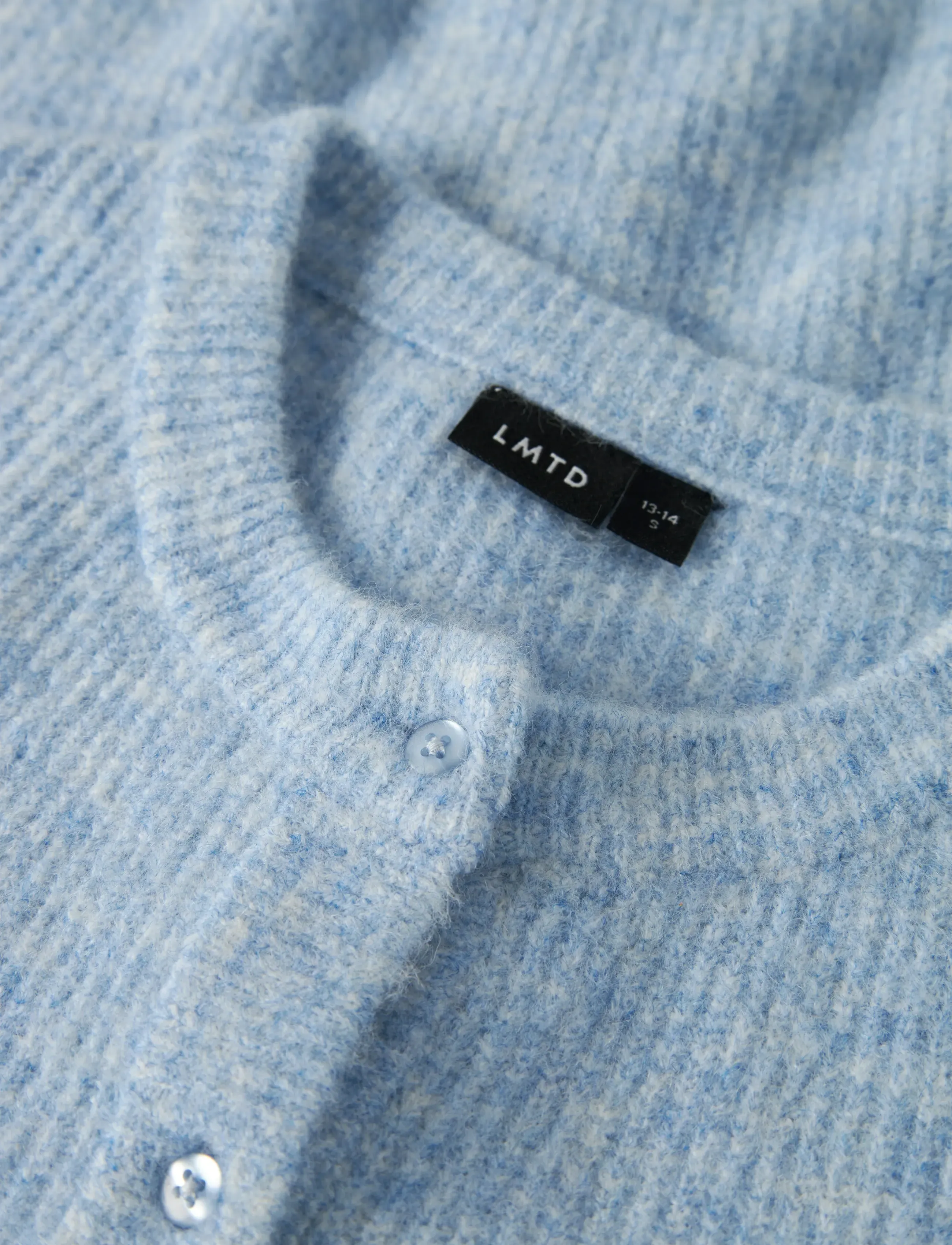 LMTD - NLFKLEAVE LS SHORT KNIT CARDIGAN NOOS - cardigans - kentucky blue - 2