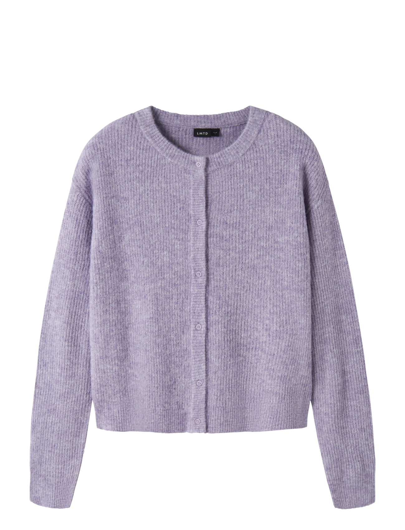 LMTD NLFKLEAVE LS SHORT KNIT CARDIGAN NOOS - Cardigans - PASTEL LILAC / purple