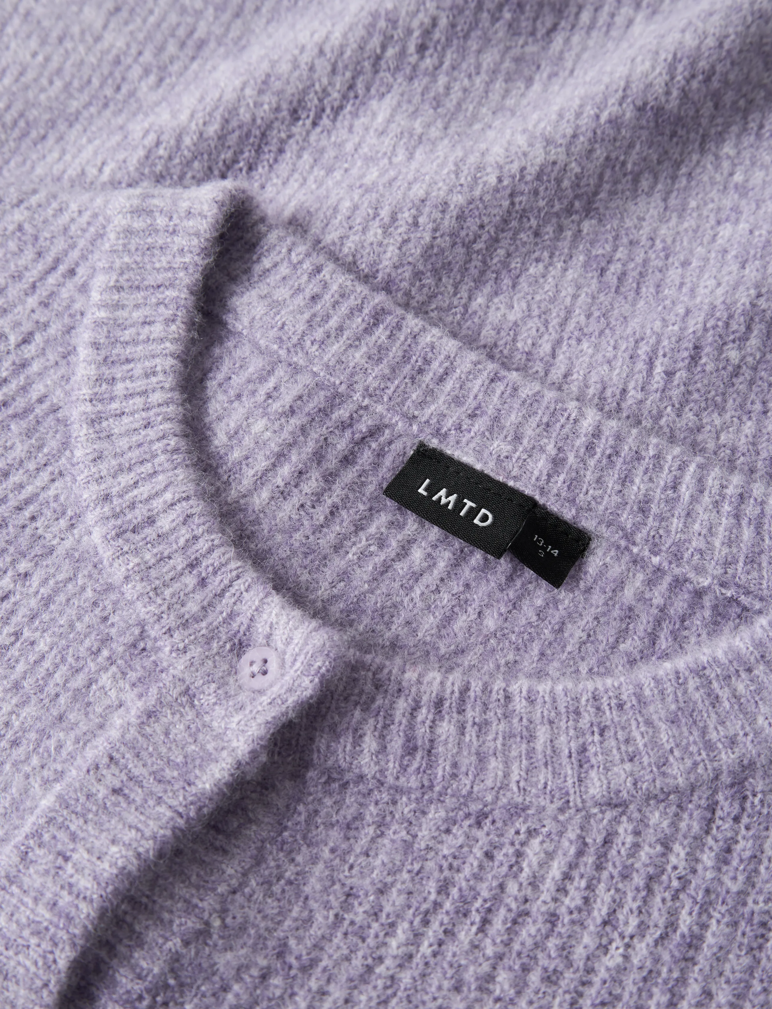 LMTD - NLFKLEAVE LS SHORT KNIT CARDIGAN NOOS - cardigans - pastel lilac - 3