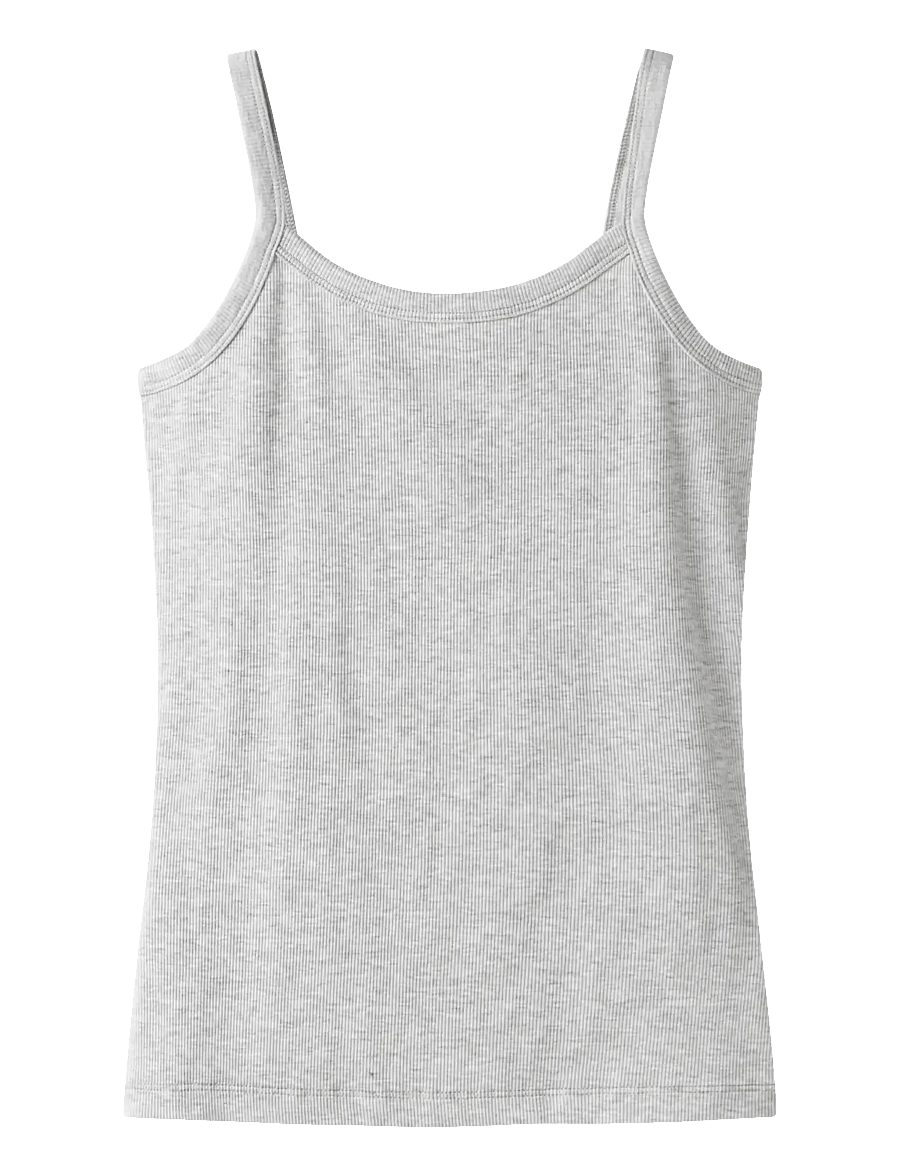 LMTD - NLFHINAJA STRAP TOP NOOS - tanktops - light grey melange - 0