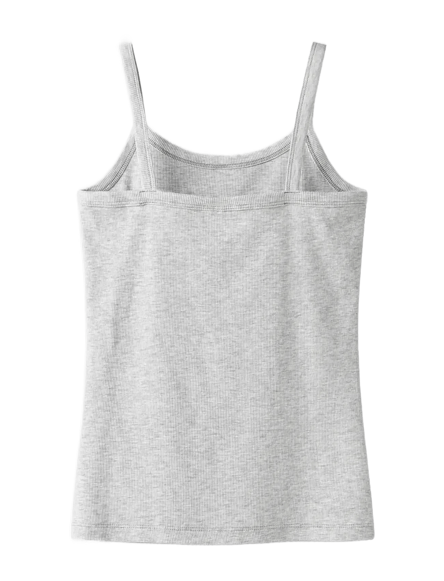 LMTD - NLFHINAJA STRAP TOP NOOS - tanktops - light grey melange - 1