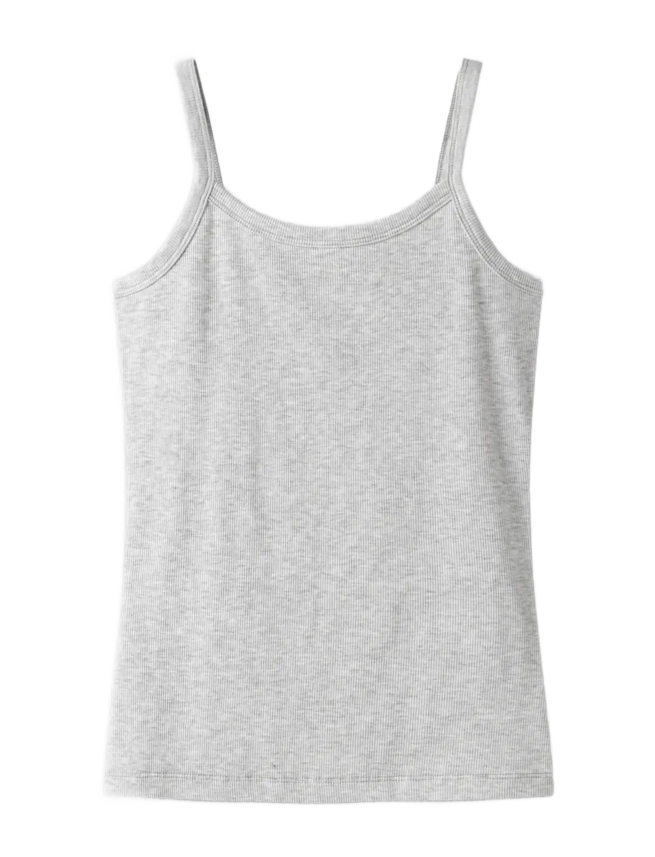 LMTD - NLFHINAJA STRAP TOP NOOS - topit - light grey melange - 2