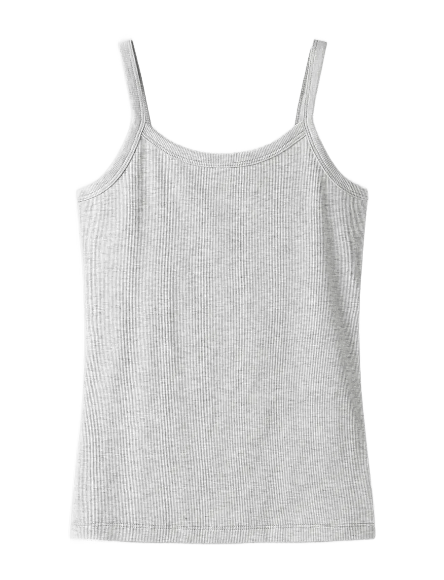 LMTD - NLFHINAJA STRAP TOP NOOS - tanktops - light grey melange - 2
