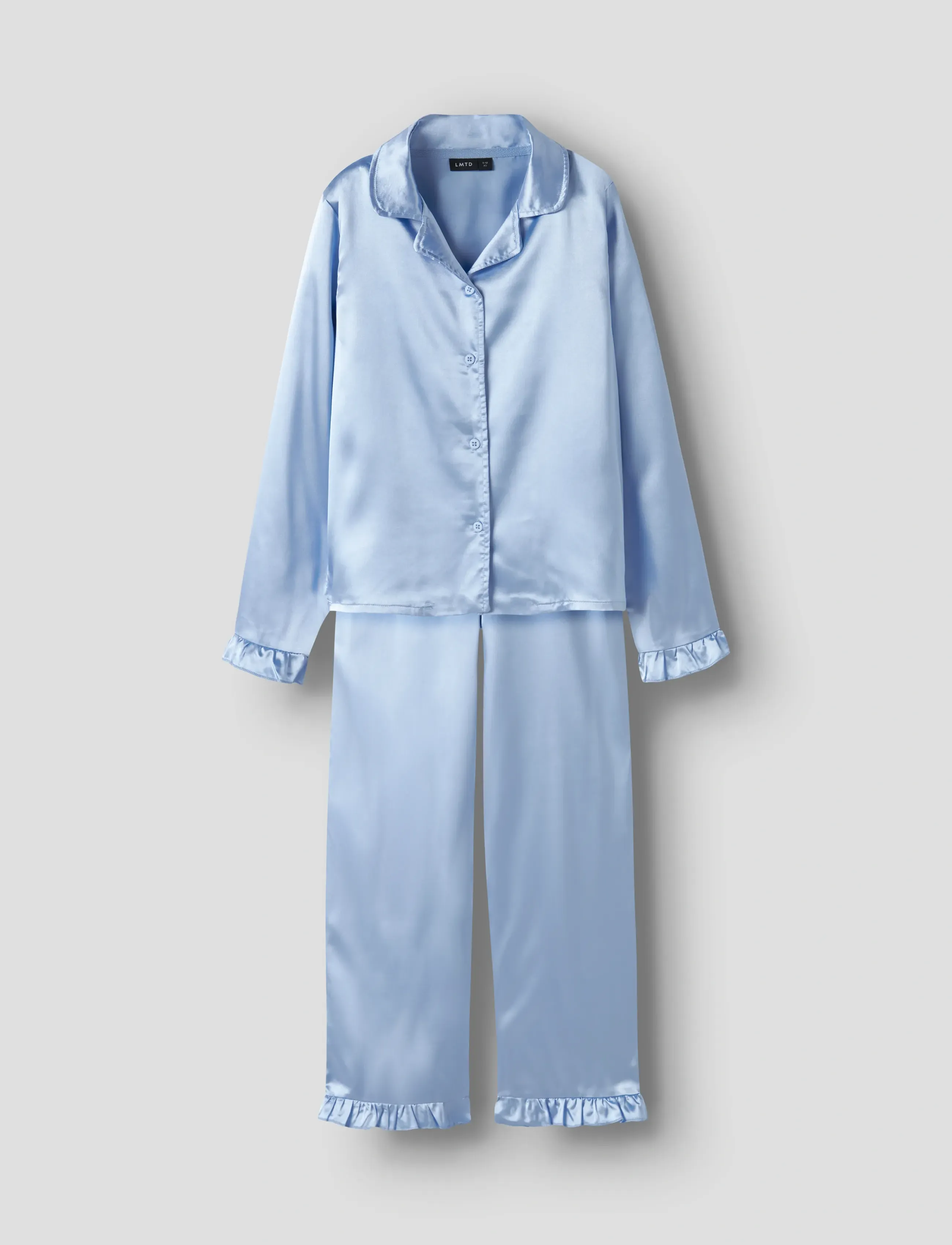 LMTD Nlfnightys Pyjamas Set, 158-164, Pyjamas, Blau - Pyjama Sets, Kinder