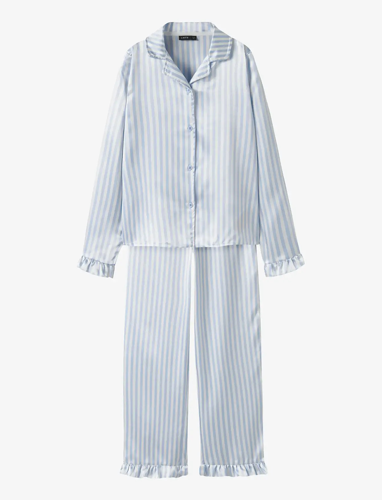 LMTD NLFNIGHTYSTRIPES PYJAMAS SET - Pyjamas - WINDSURFER / blue