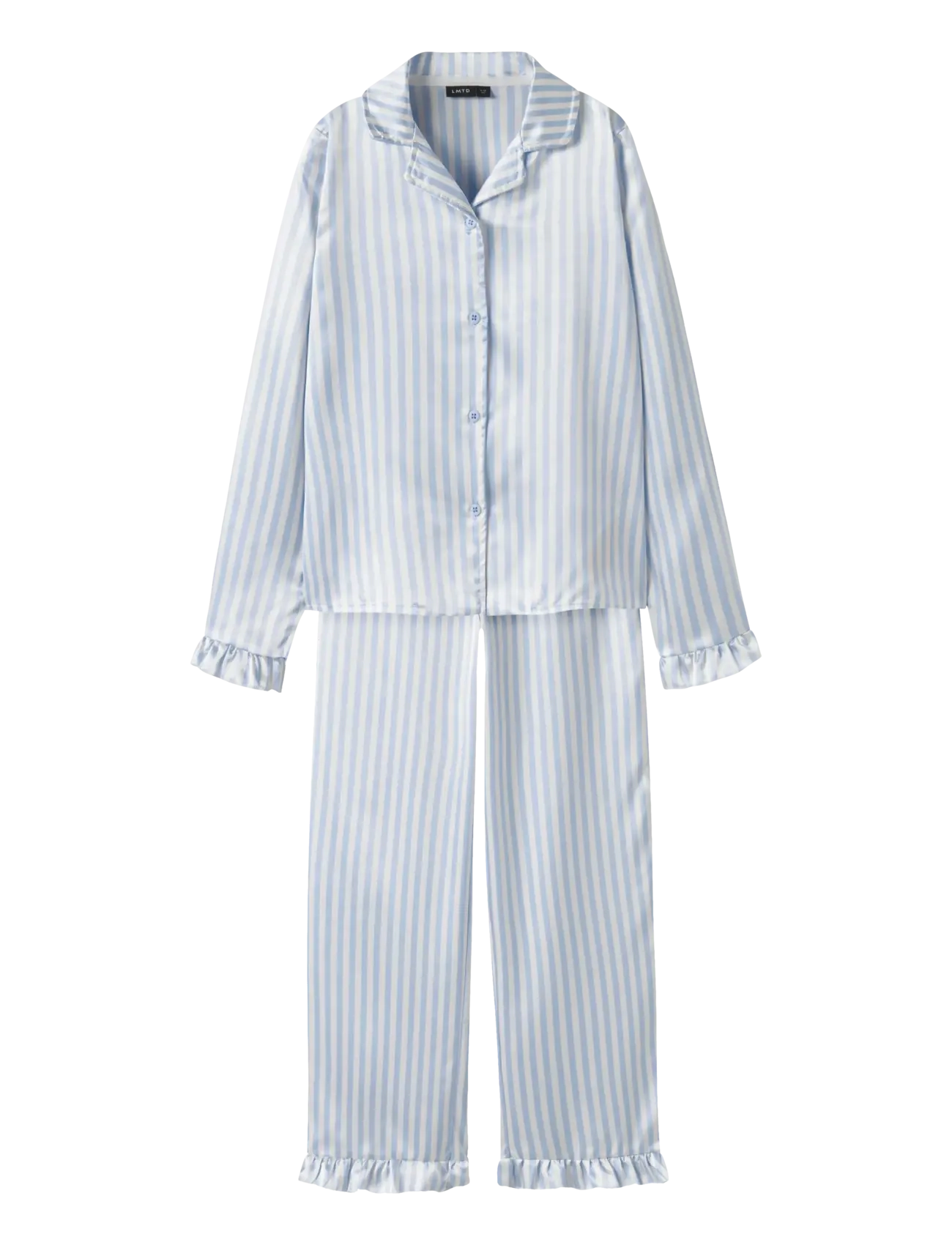 LMTD Nlfnightystripes Pyjamas Set Blau - 170-176 - Kinder