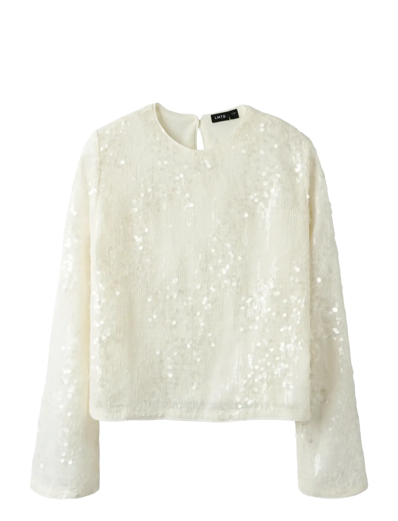 NLFRISIANNA LS SHORT TOP - WHITE ALYSSUM