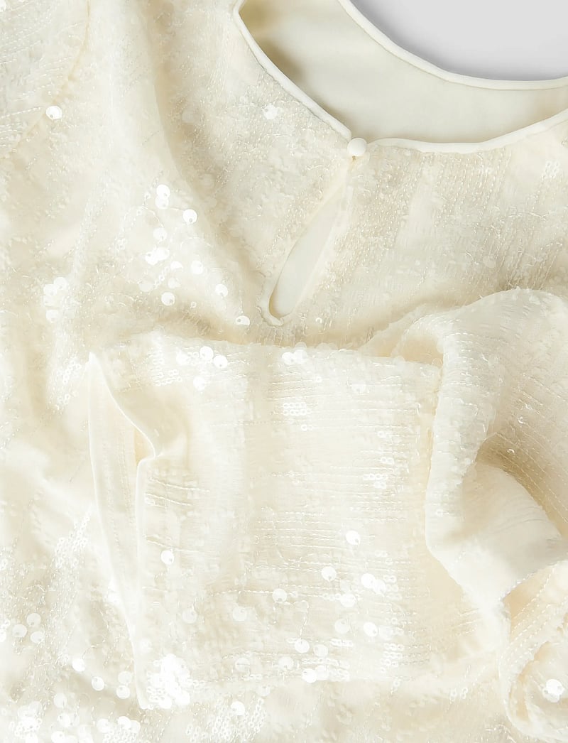 LMTD - NLFRISIANNA LS SHORT TOP - langärmelig - white alyssum - 3