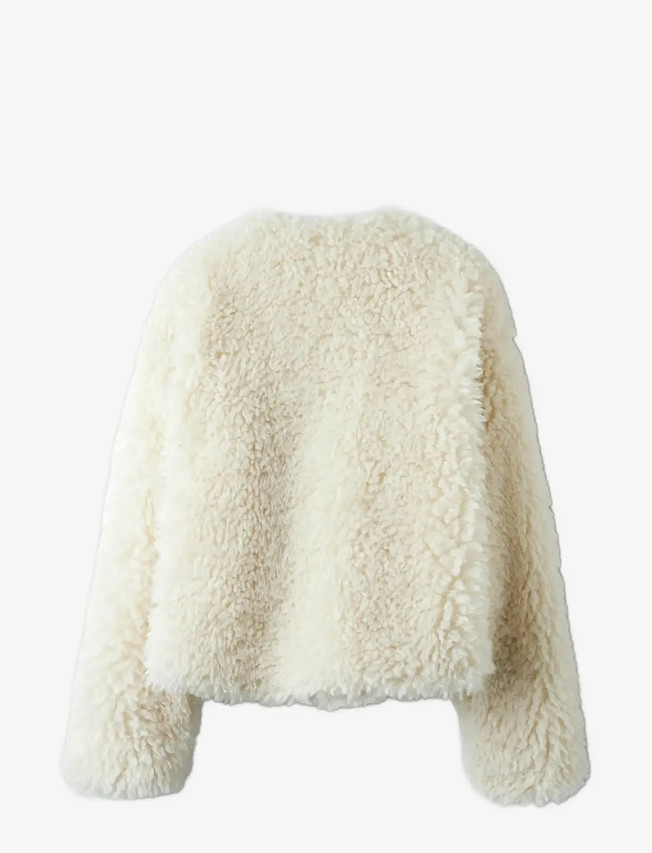 LMTD - NLFBERRY LS SHORT JACKET - faux fur jakker - turtledove - 2