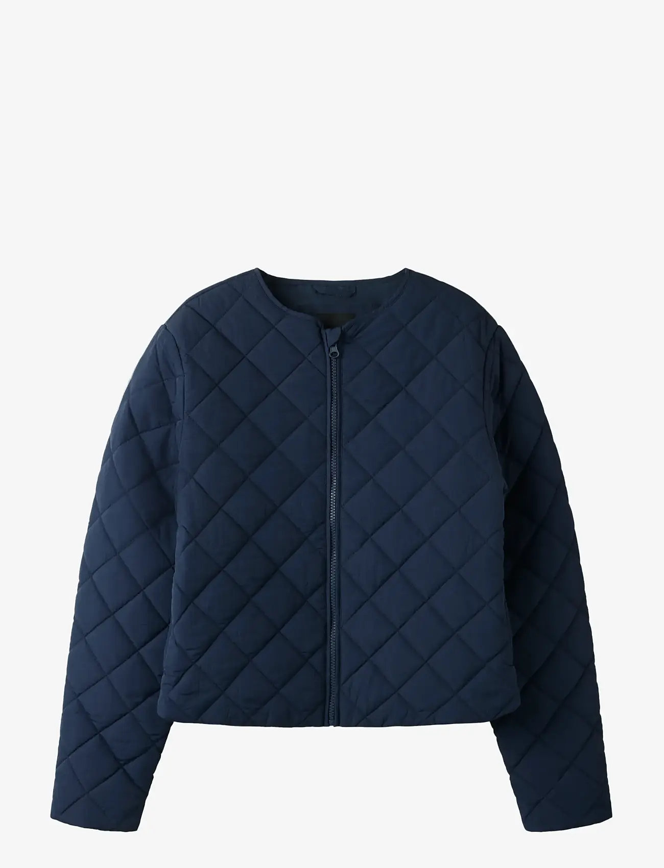 LMTD - NLFMARLA QUILT SHORT JACKET - efterårsjakker - navy blazer - 1