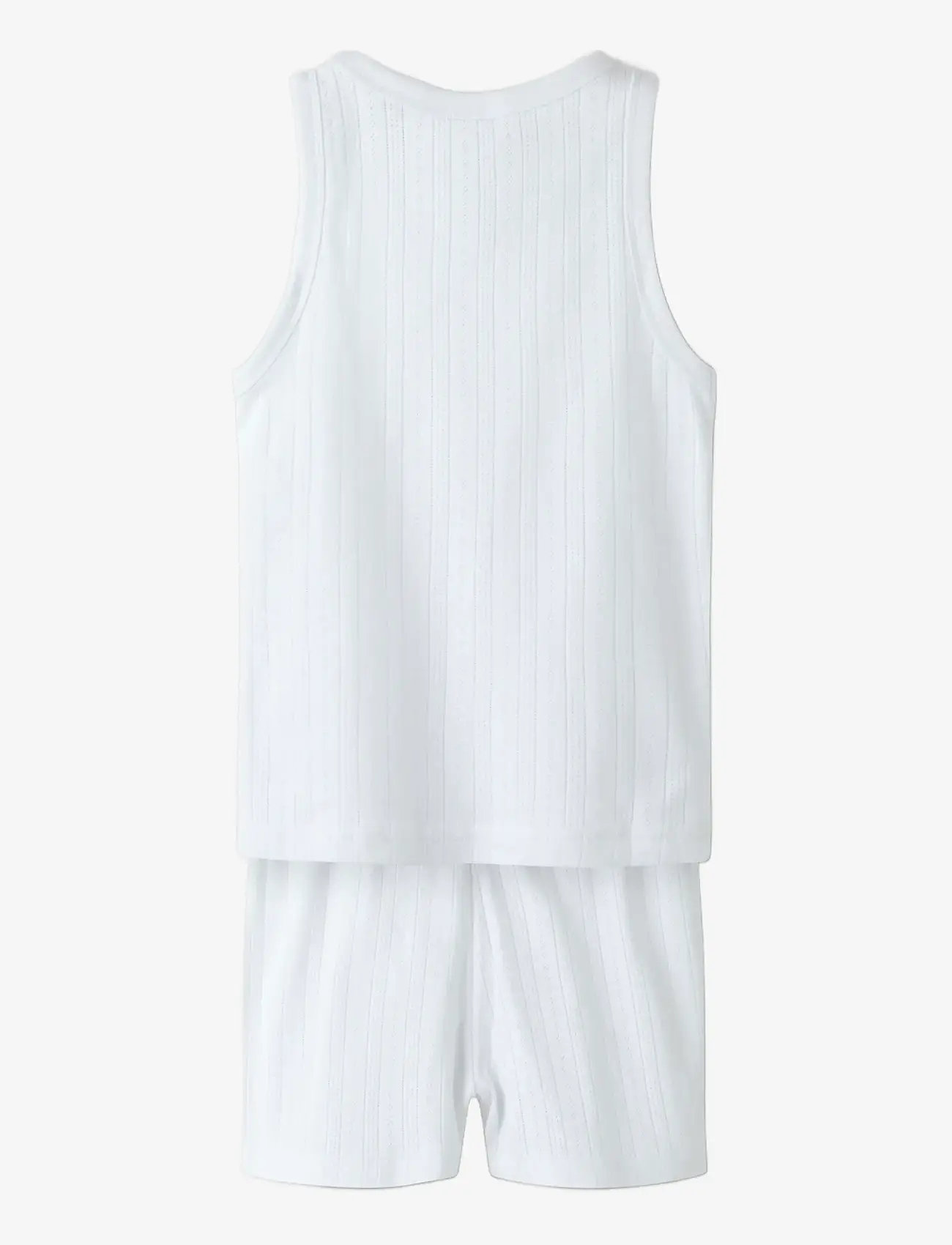 LMTD - NLFNOMINA SL NIGHT SET - pyjamassæt - bright white - 1