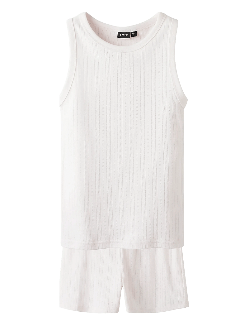 LMTD - NLFNOMINA SL NIGHT SET - pyjamassæt - pink marshmallow - 1