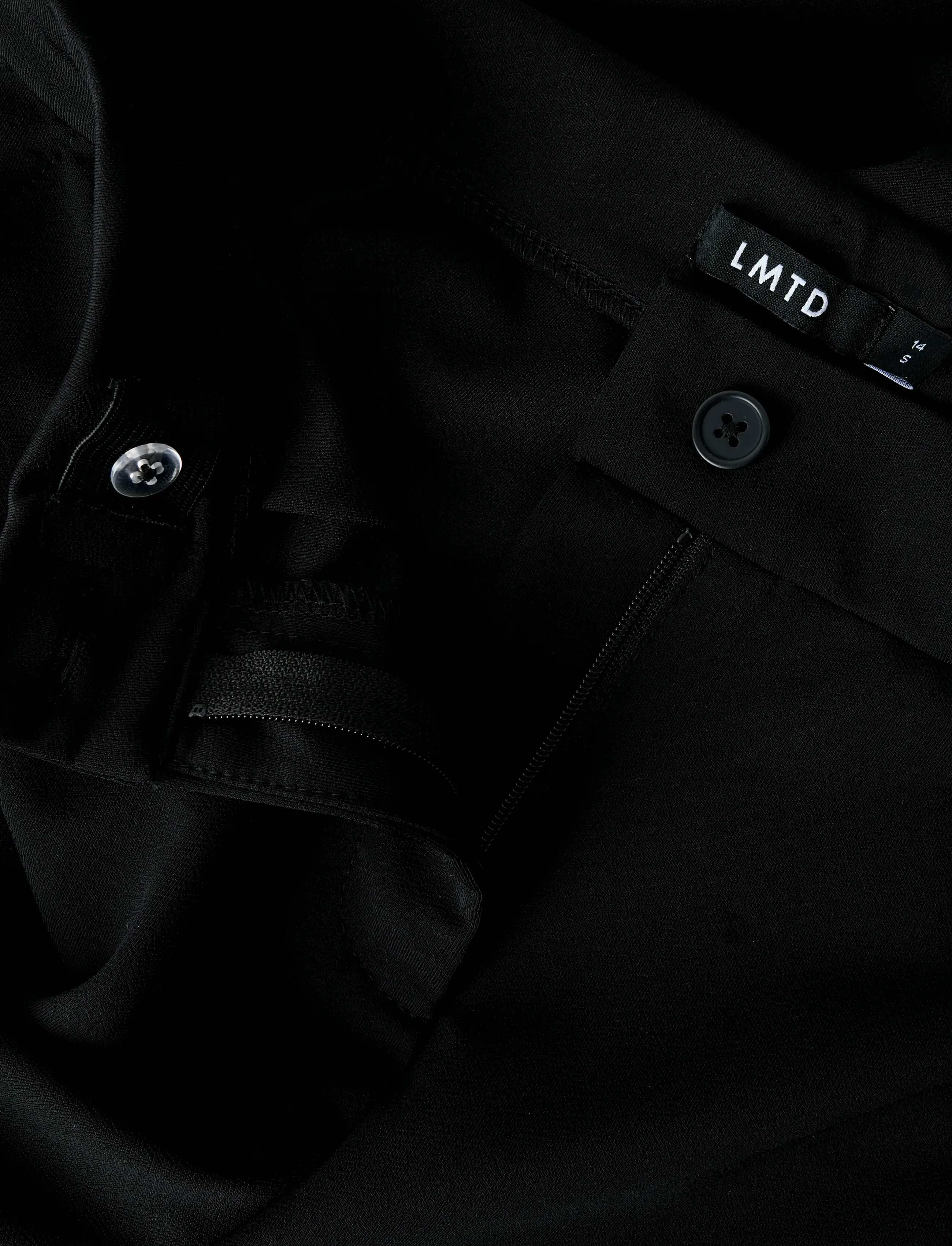 LMTD - NLFPINICE LW FLARED PANT - black - 4