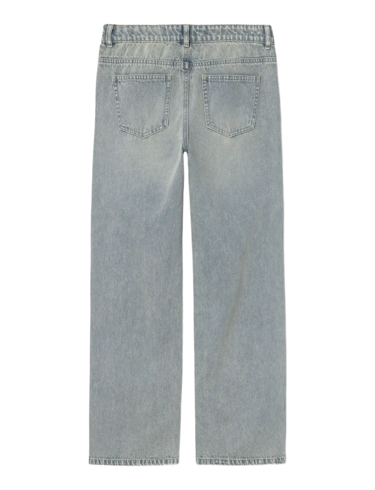 LMTD - NLFBIRT DNM LW WIDE PANT - brede jeans - light blue denim - 1