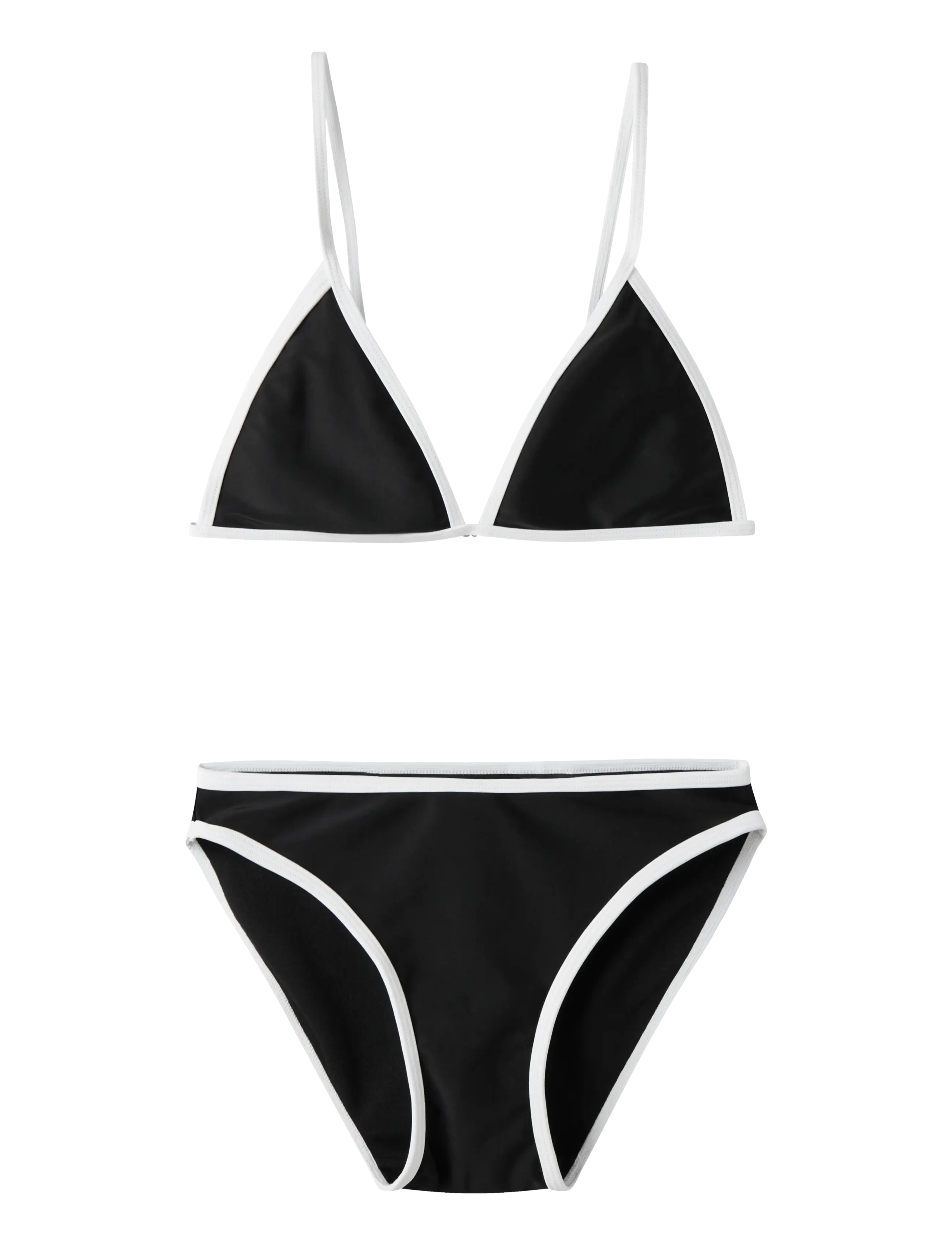LMTD Nlfzinnio Bikini, 170-176, Black, Badetøj > Bikinier, Børn