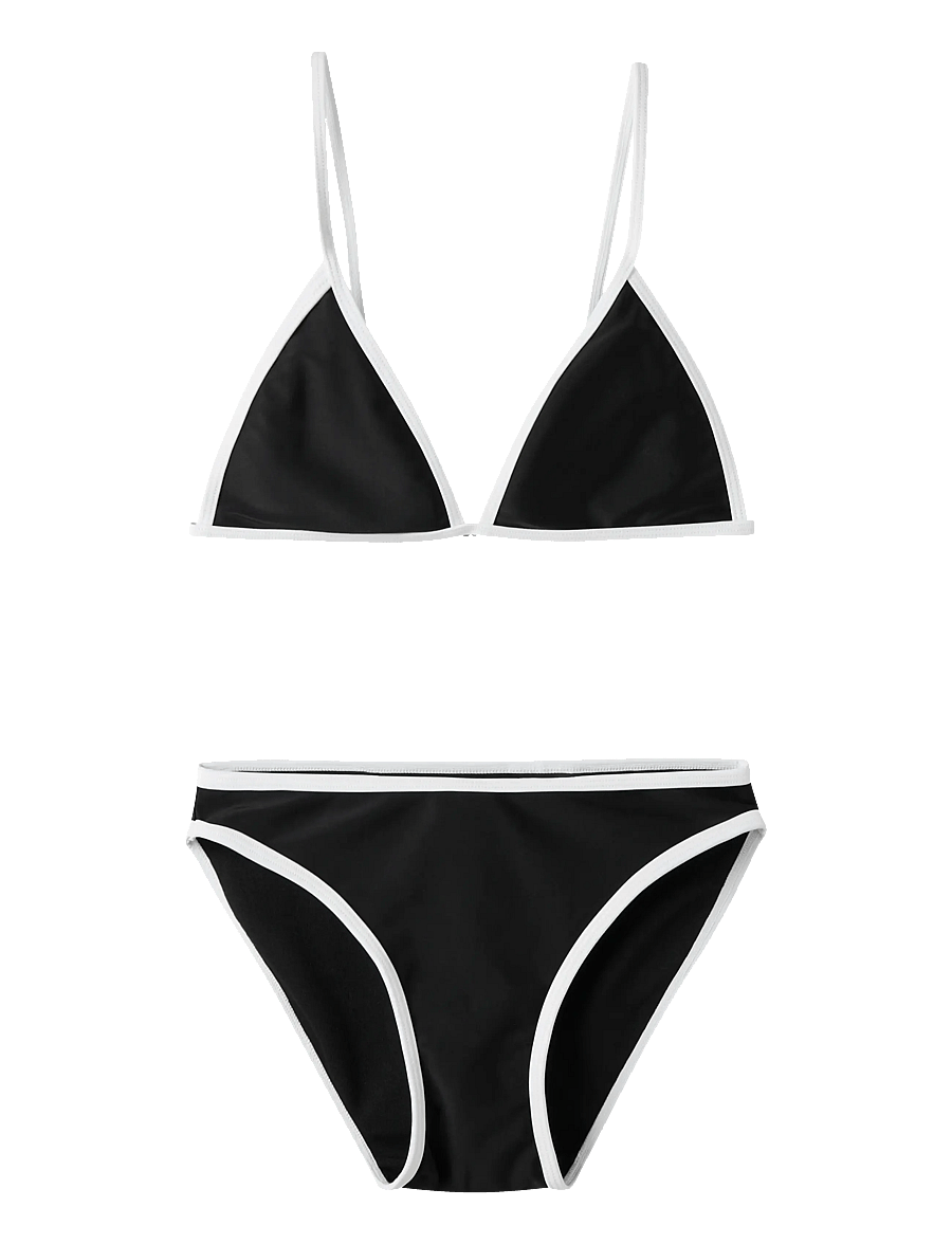 LMTD - NLFZINNIO BIKINI - bikinis - black - 0