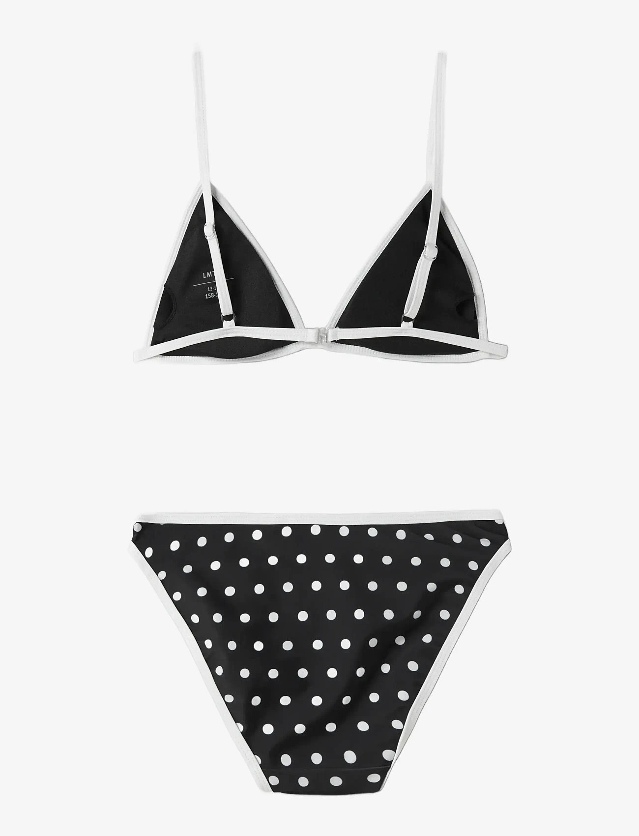 LMTD - NLFZINNIO DOT BIKINI - bikinis - black - 1
