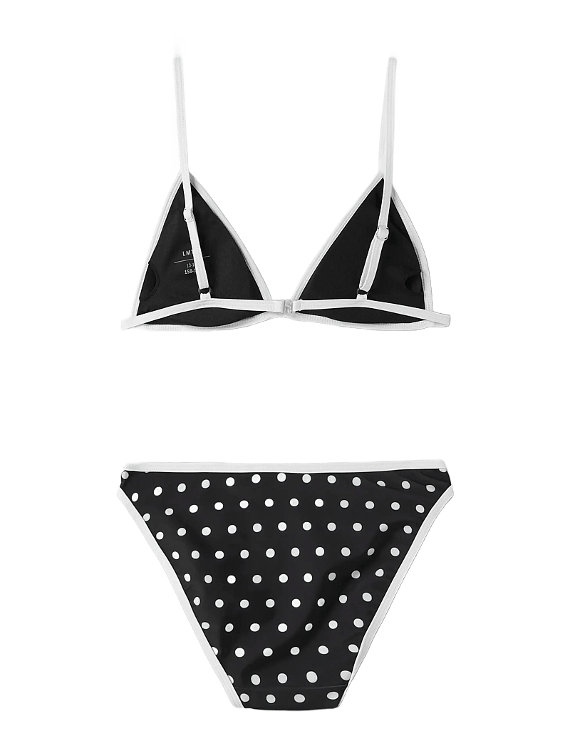 LMTD - NLFZINNIO DOT BIKINI - bikinis - black - 1