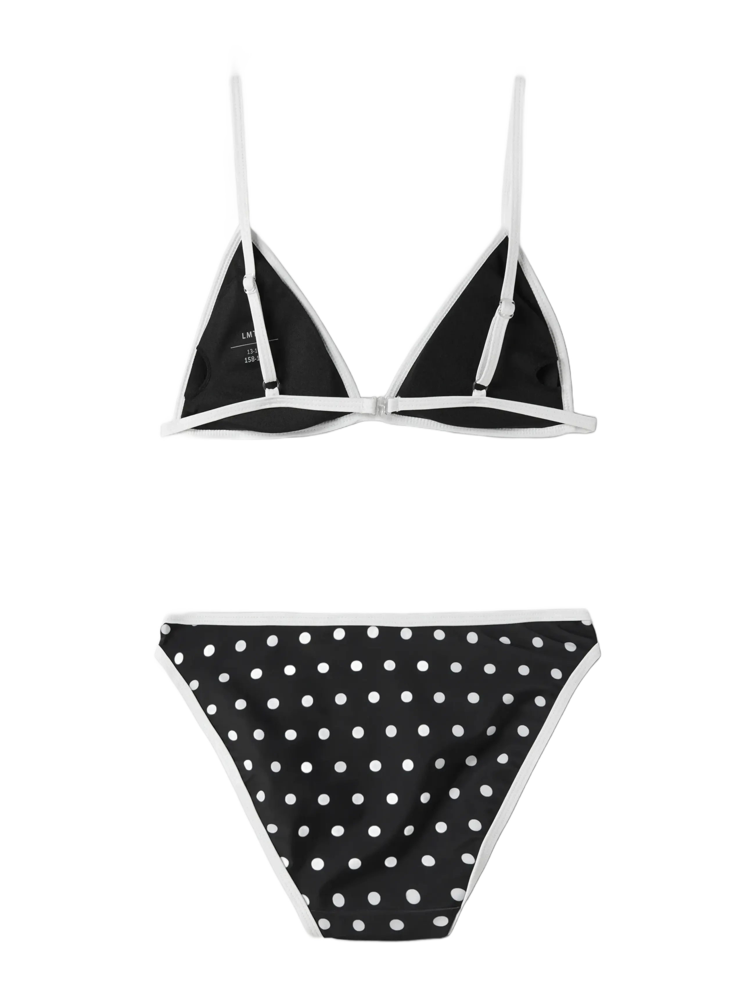 LMTD - NLFZINNIO DOT BIKINI - suvised sooduspakkumised - black - 1