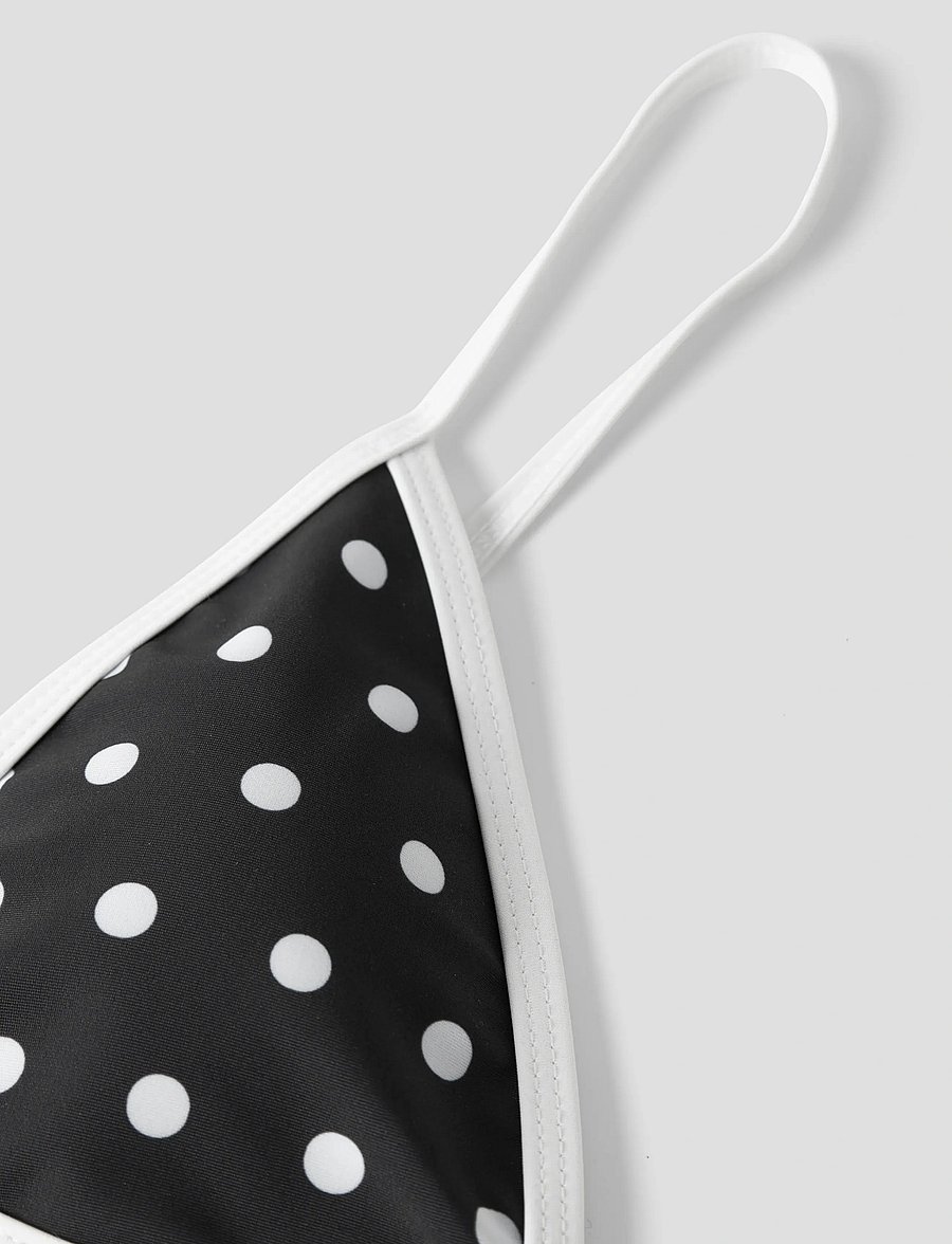 LMTD - NLFZINNIO DOT BIKINI - bikinis - black - 2