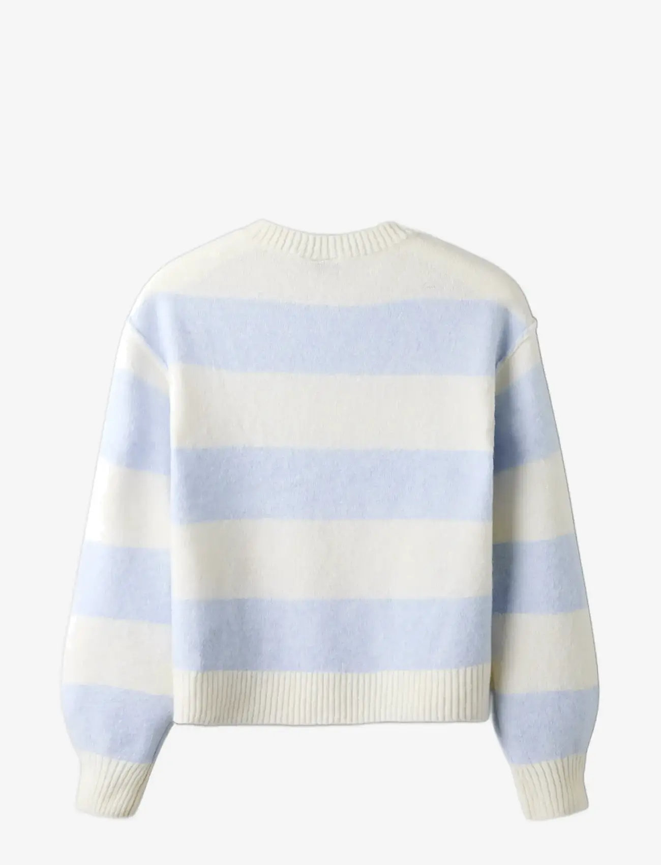 LMTD - NLFBYNTHE STRIPE LS SHORT KNIT - stickade tröjor - kentucky blue - 2
