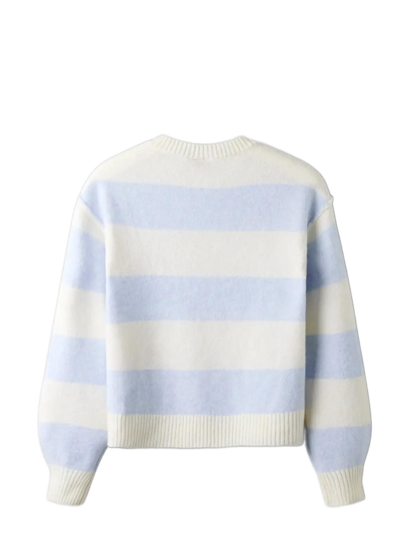 LMTD - NLFBYNTHE STRIPE LS SHORT KNIT - gensere - kentucky blue - 2