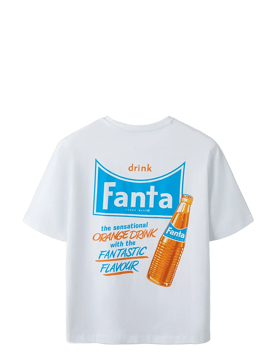 LMTD - NLNMADDEN FANTASPRITE SS L TOP BOX BFU - t-shirts à manches courtes - bright white - 1