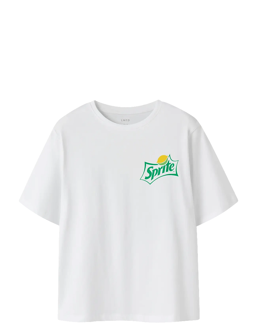 LMTD - NLNMADDEN FANTASPRITE SS L TOP BOX BFU - kurzärmelige - bright white - 0