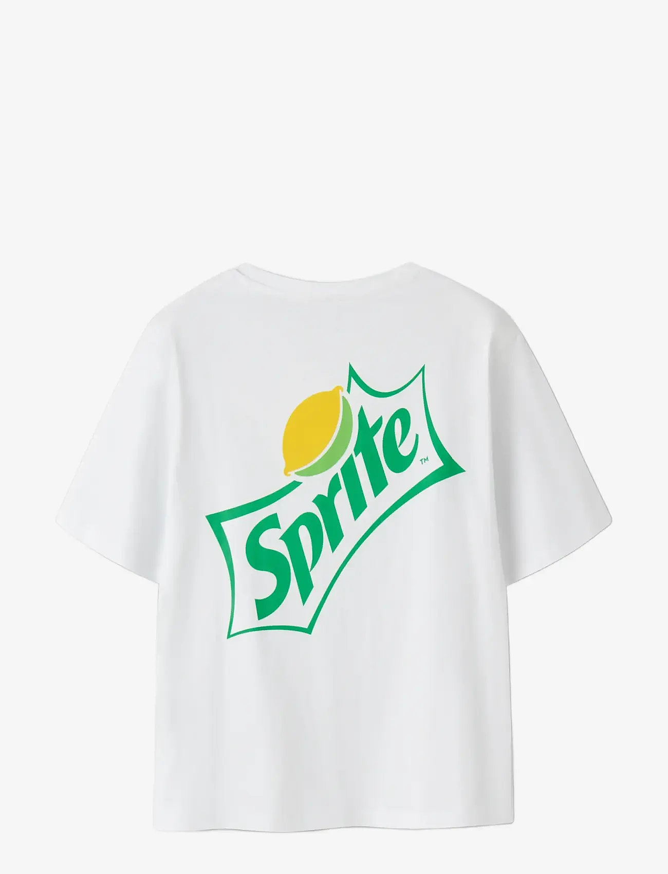 LMTD - NLNMADDEN FANTASPRITE SS L TOP BOX BFU - kortærmede t-shirts - bright white - 1