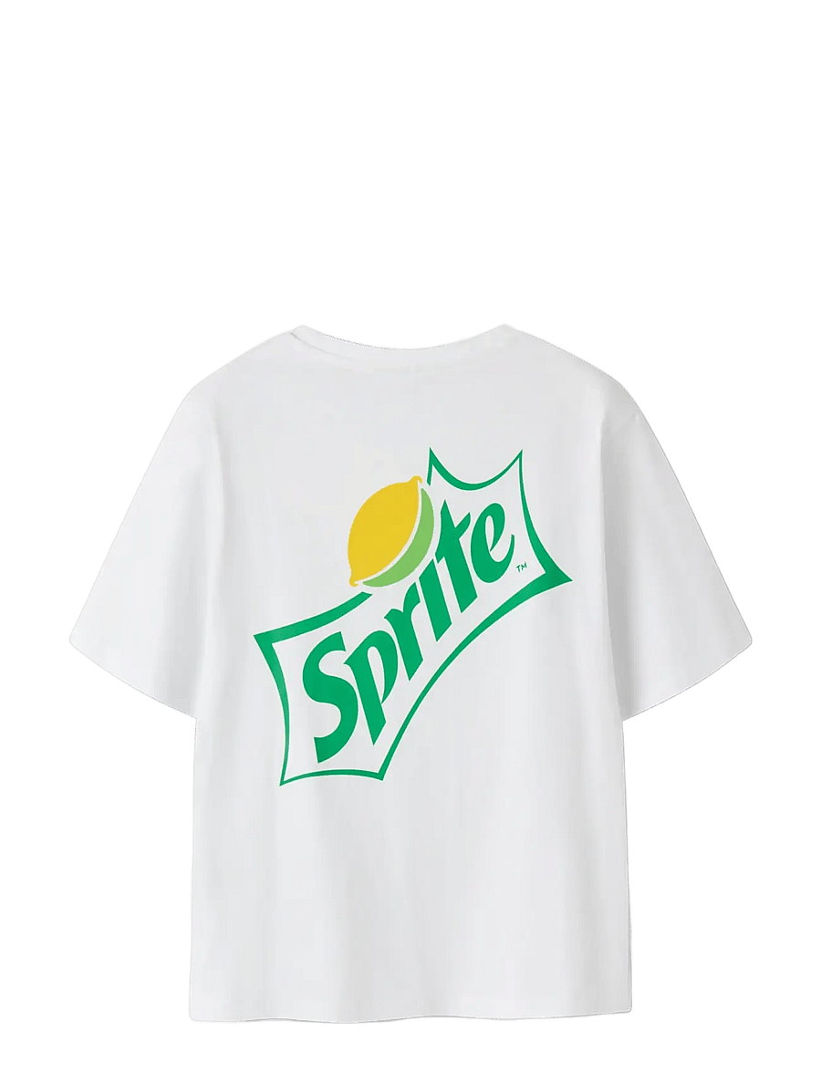 LMTD - NLNMADDEN FANTASPRITE SS L TOP BOX BFU - kurzärmelige - bright white - 1