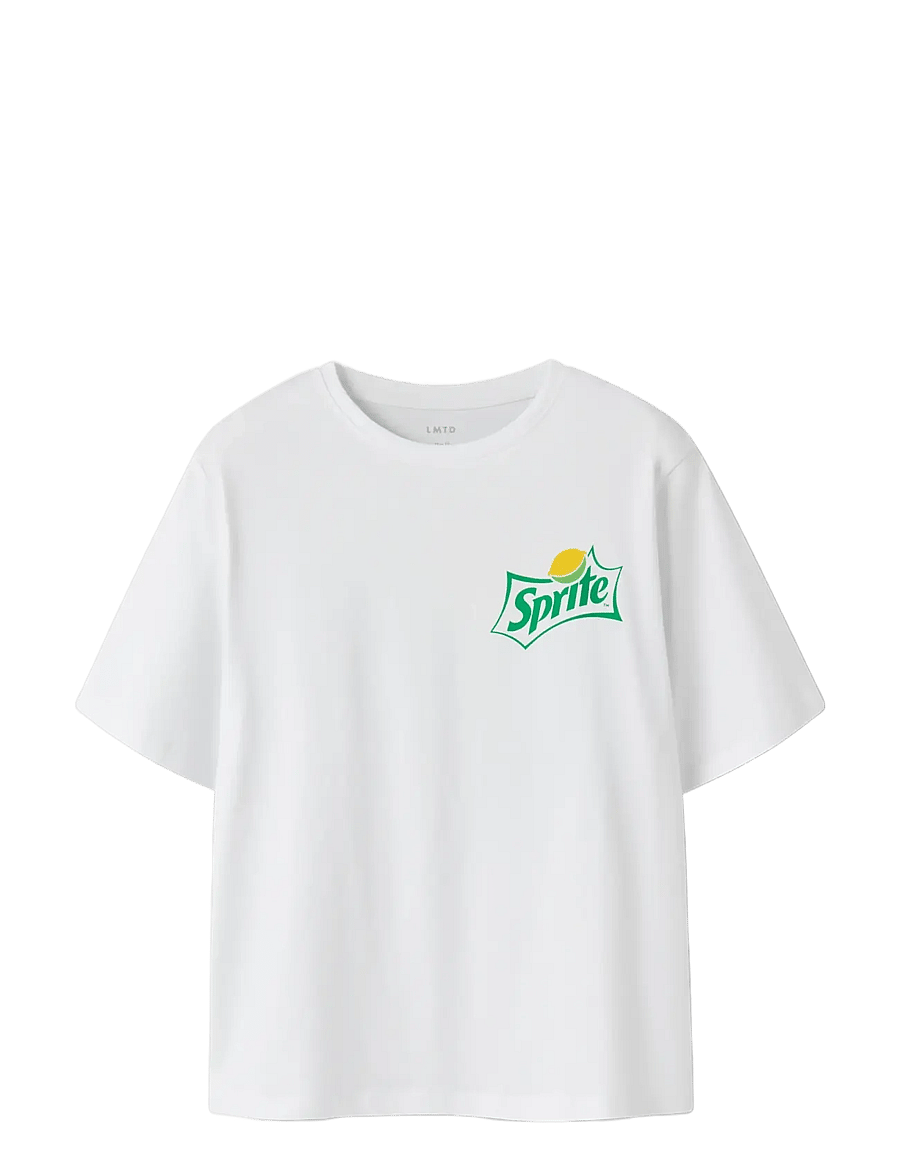 LMTD - NLNMADDEN FANTASPRITE SS L TOP BOX BFU - kurzärmelige - bright white - 2