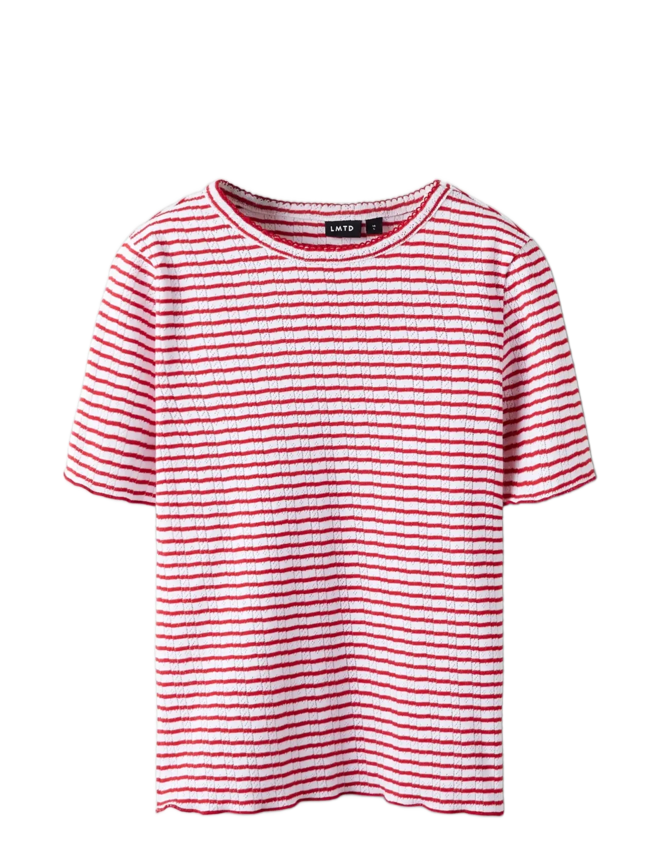 LMTD - NLFSEHER SS SHORT S TOP - kortærmede t-shirts - hibiscus - 2
