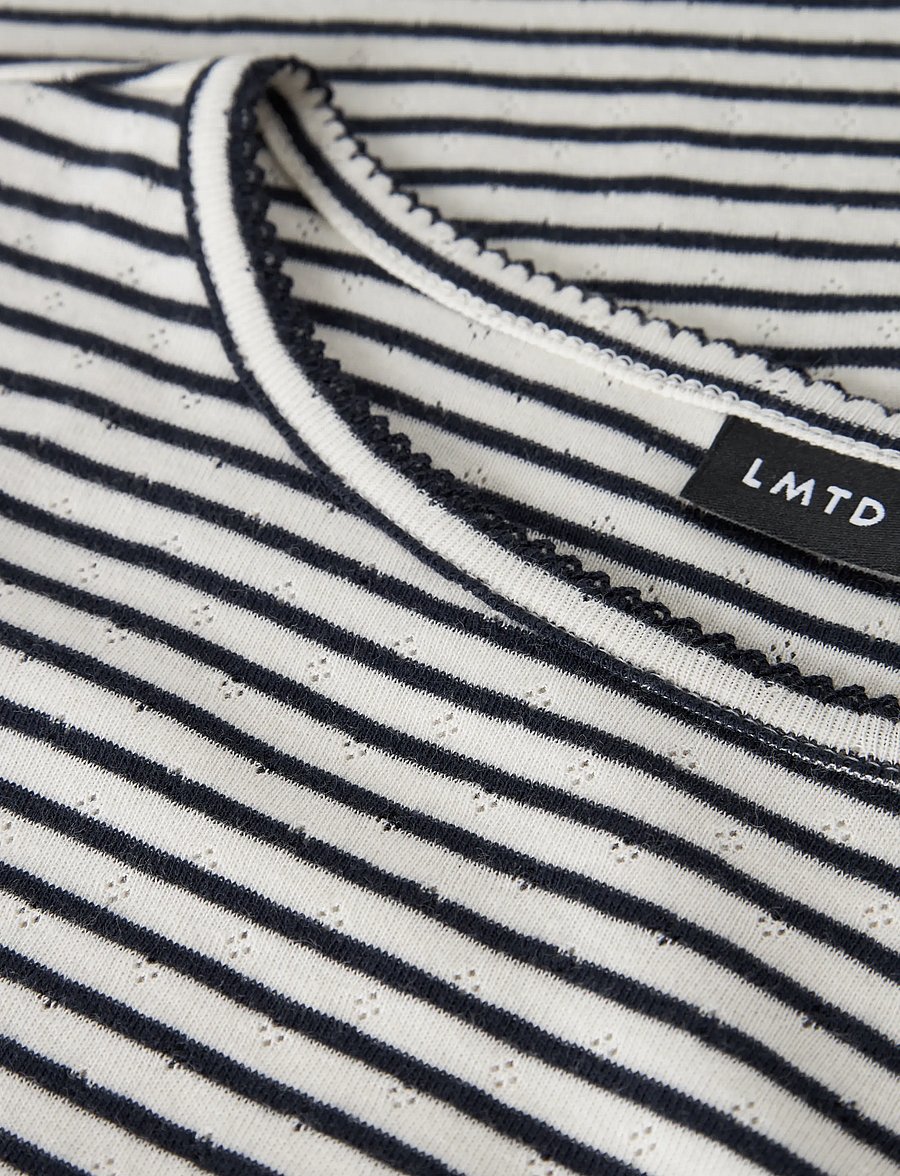 LMTD - NLFSEHER SS SHORT S TOP - kurzärmelige - navy blazer - 3