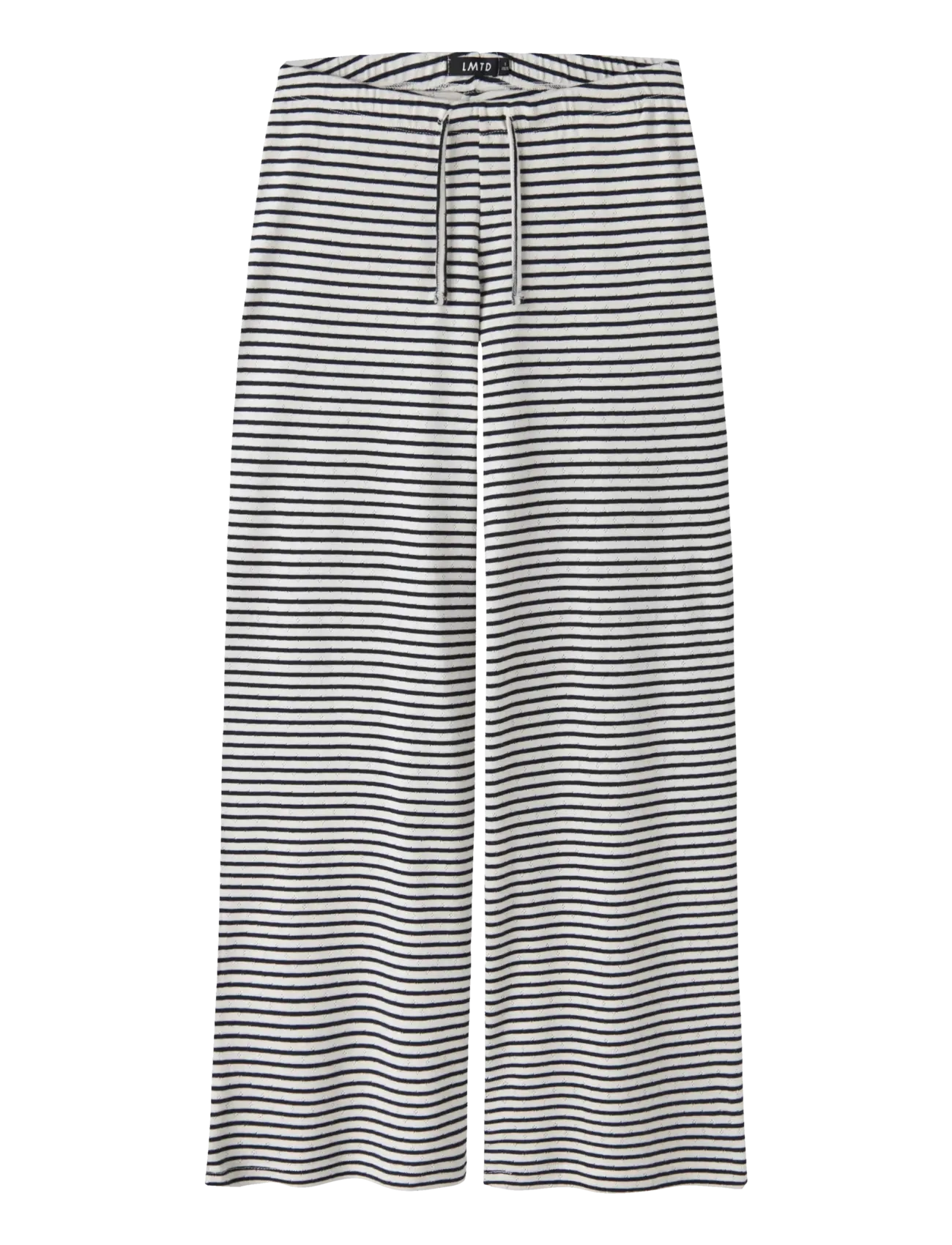 LMTD Nlfseher Lw Wide Pant, Børn, Stribede Vide Bukser, Navy, Str: 152