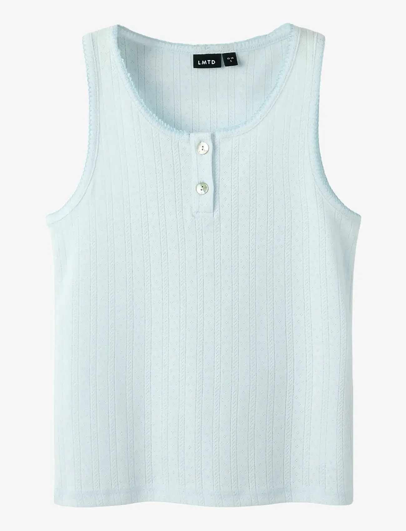 LMTD - NLFLEEDLE TANK SHORT TOP - Õlapaeltega topid - ice melt - 1