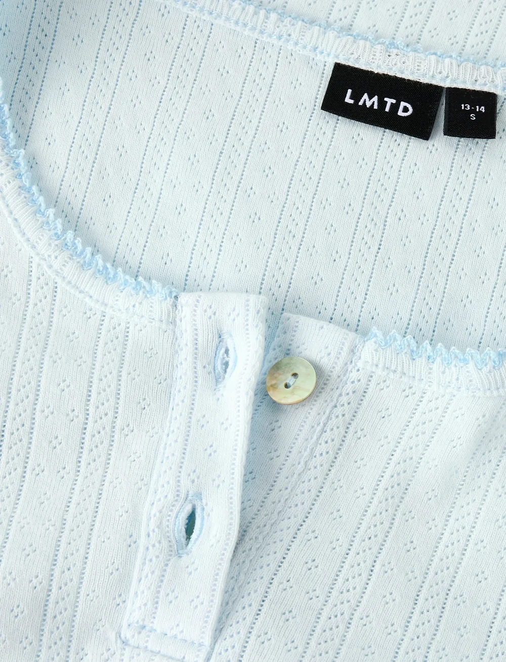 LMTD - NLFLEEDLE TANK SHORT TOP - linnen - ice melt - 2