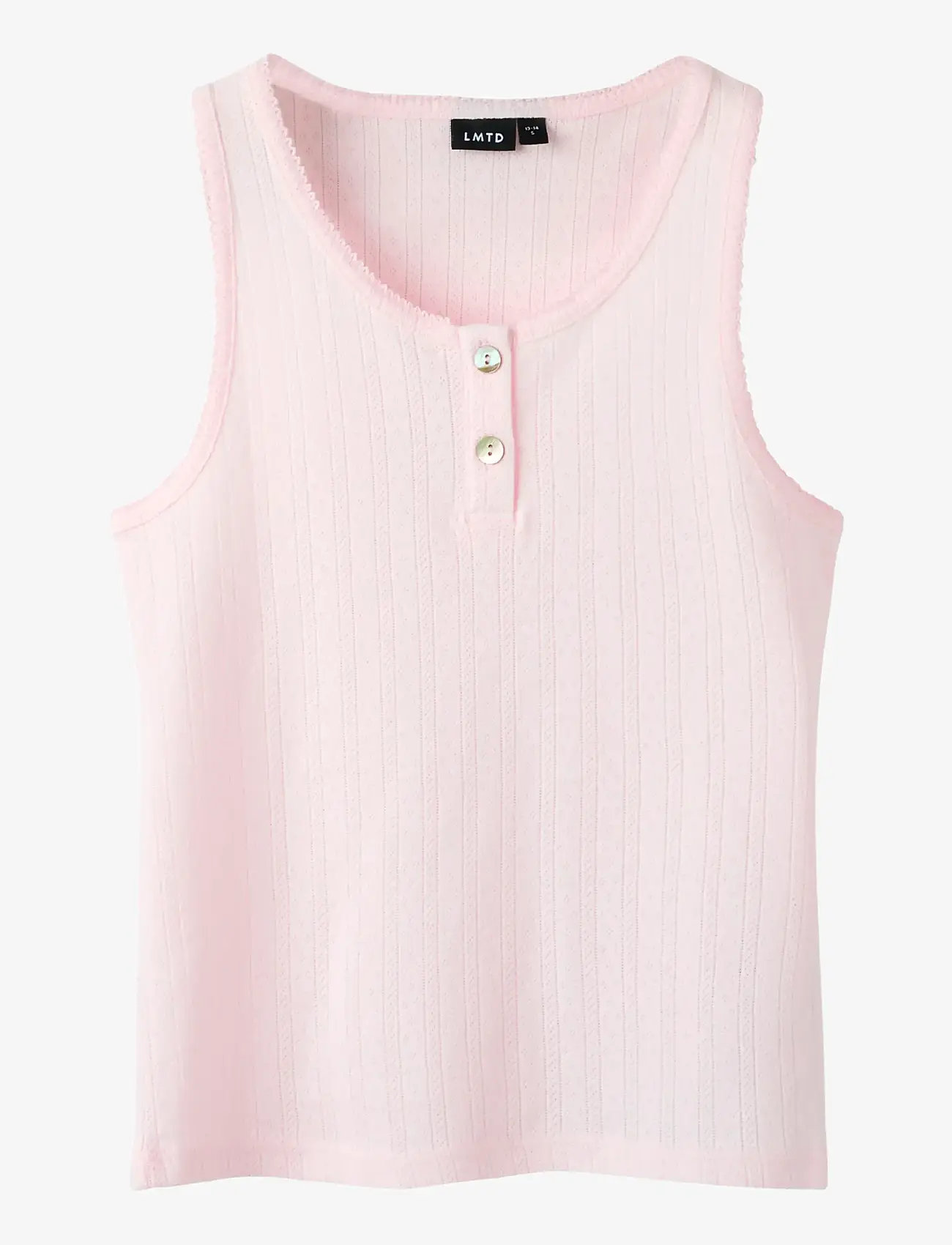 LMTD - NLFLEEDLE TANK SHORT TOP - Ærmeløs undertrøje - pink marshmallow - 0