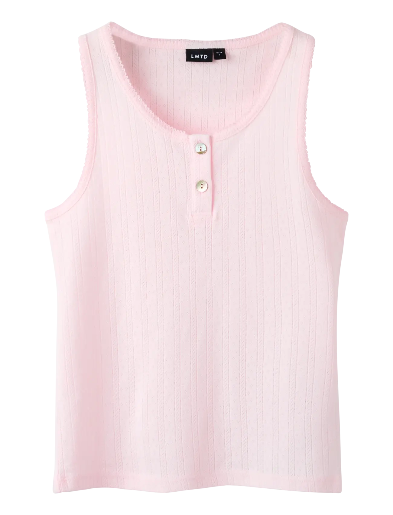 NLFLEEDLE TANK SHORT TOP - PINK MARSHMALLOW
