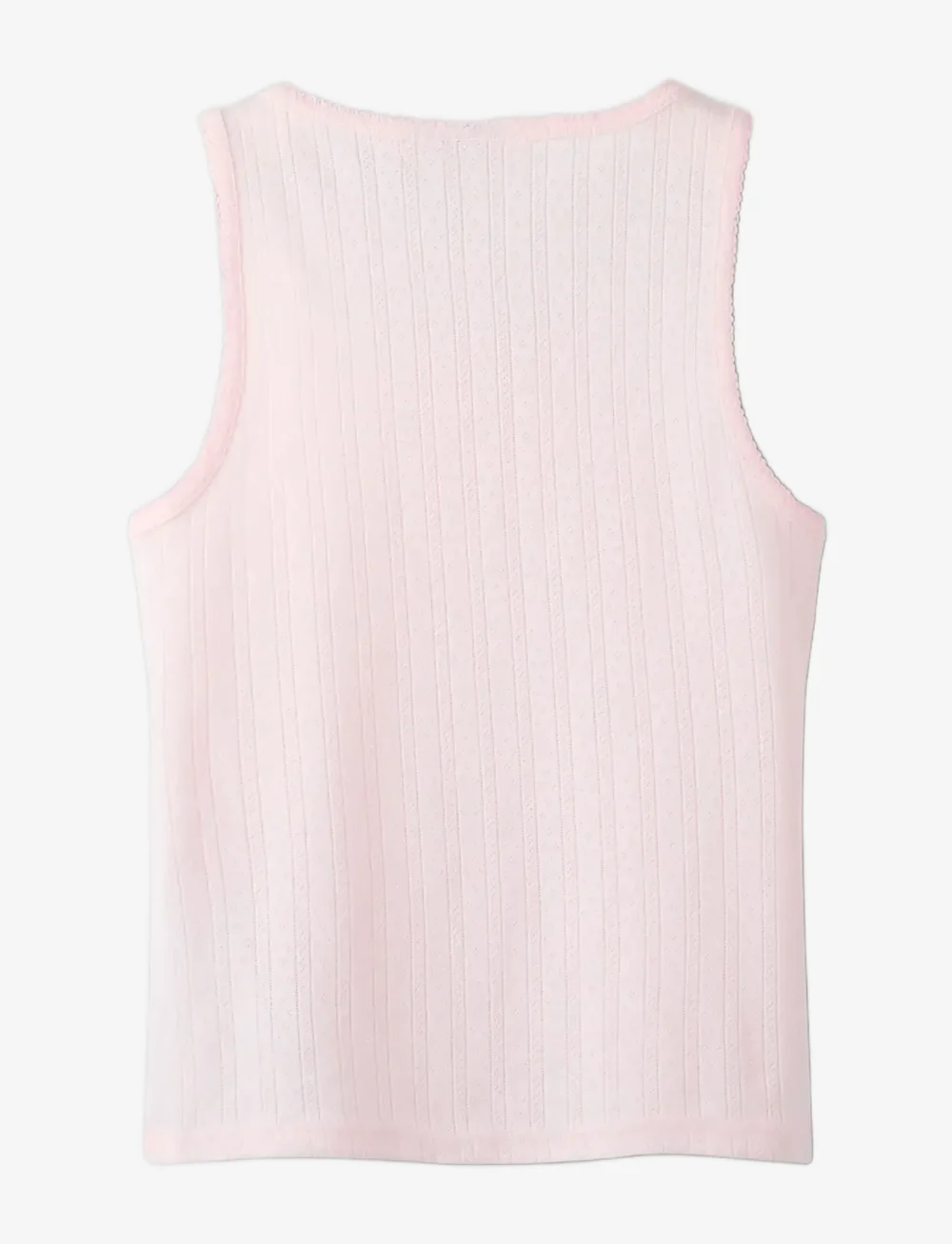 LMTD - NLFLEEDLE TANK SHORT TOP - linnen - pink marshmallow - 1